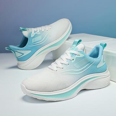 Tendência de Moda Masculina Plataforma Antiderrapante Respirável Sola Macia Absorvente de Choque e Leve Sapatos Esportivos