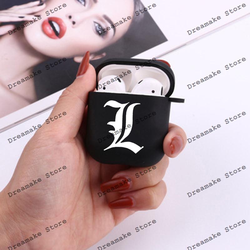 Death Note AirPods-Hülle für Apple Airpods 1 2 3 Pro 2 Yagami Light Lawliet Ryuk Schutzhüllen Anime AirPods Pro 2-Hülle