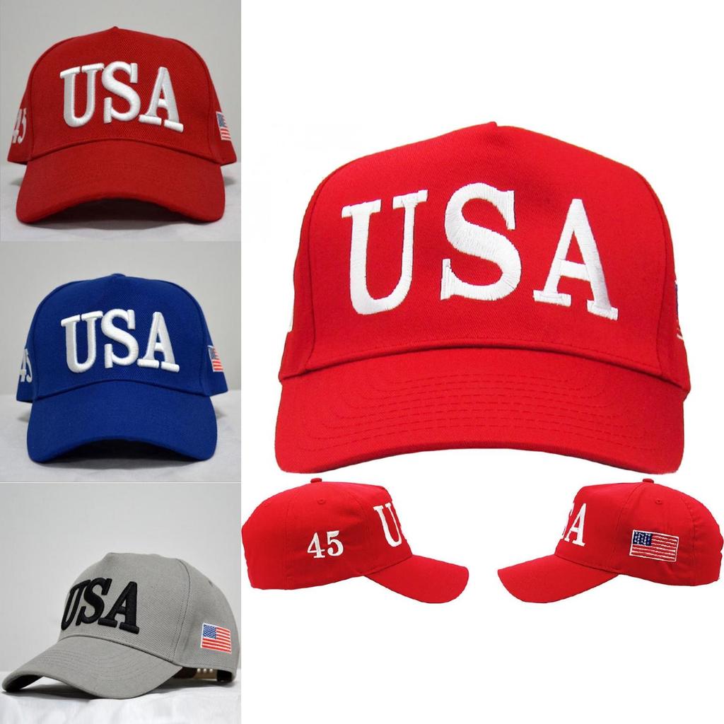 Usa Trump President Hat Make America Great Again Us Flag 5color Cap Cap Baseball