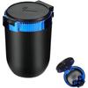 With Lid Car Ashtray LED Blue Light Auto Ashtray Modern Automotive Supplies  Car Interior