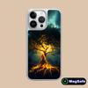 World Life Tree Mobile Phone Case for iPhone 17 16 15 14 13 12 11 Air Pro Max Plus Magsafe Silver Plating Colorful Cover Cover