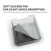 For Tesla Model 3 Y 2023 Accessories Center Console Storage Box Central Control Translucent Organiser Case with Silicone Pad