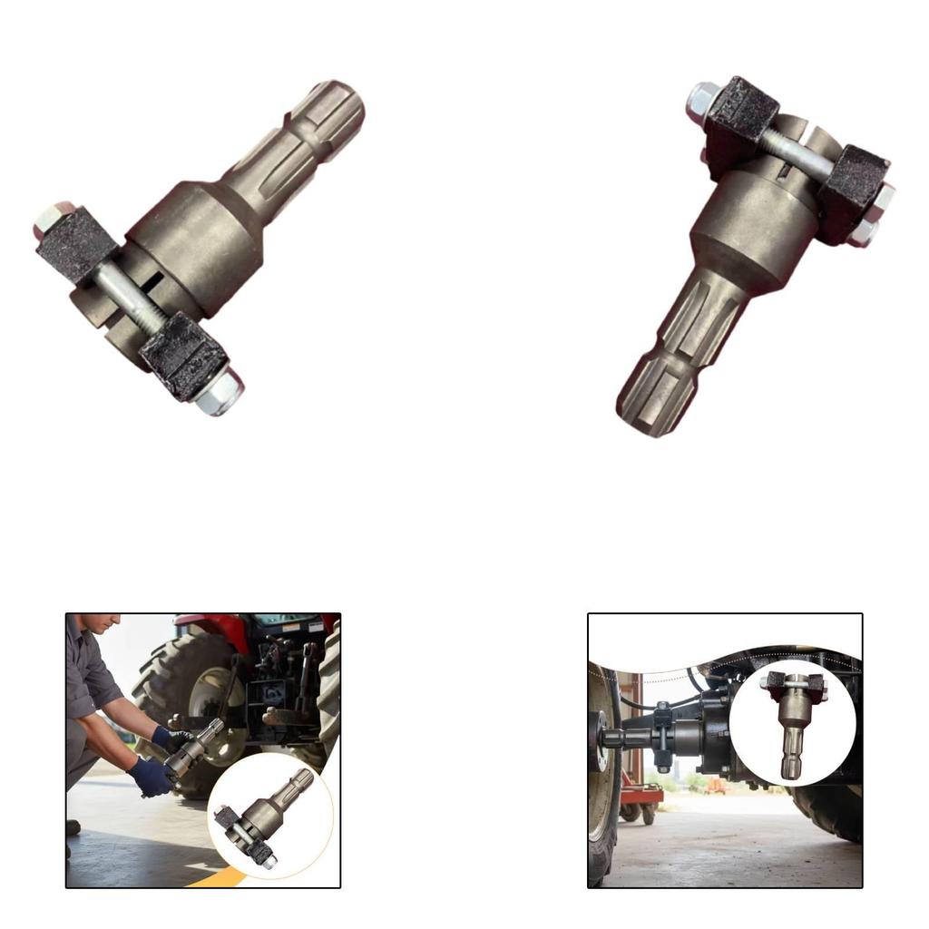 Adattatore Albero T PTO Adatto per Alberi di Presa di Forza Standard di Trattori Convertitore 6-8 Scanalature Accessorio Robusto