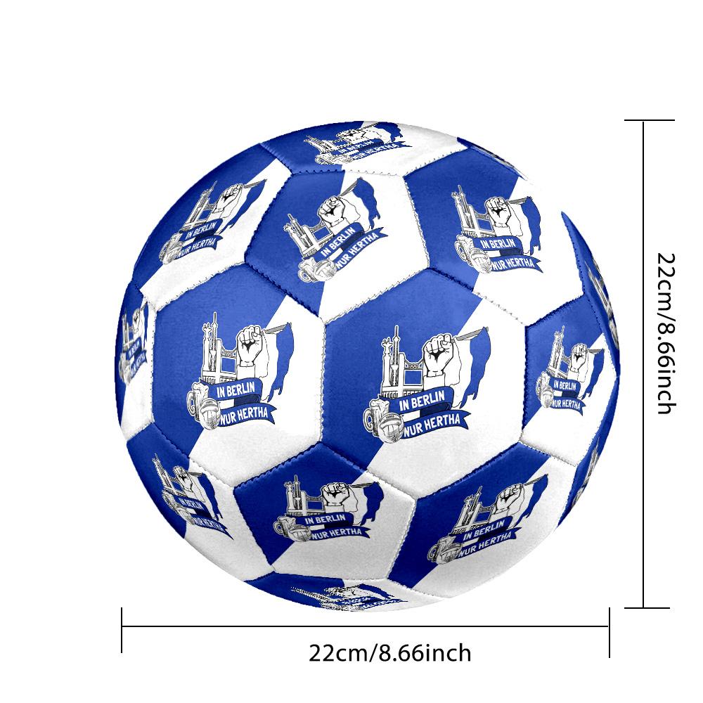 Hertha bsc FC Taglia 5 Pallone da Calcio Standard Resistente per Allenamento e Partita Calcio per Adulti Sport all'Aperto