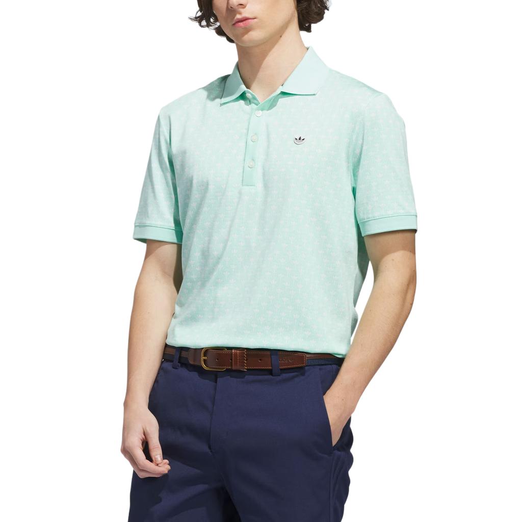 adidas Originals Trefoil Pullover Button Front Soft Golf Shirt Men Tops KE6140