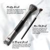 2Pcs Double Head Nose Contour Brush Set Portable Cosmetic Brush Kit Eyeshadow Powder Brush  Women