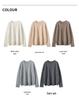Women's Cashmere Raglan Sleeve Sweater - Winter 2026 New Arrival, Round Neck, Gentle Style, Loose Fit, Slimming Warm Base Layer.