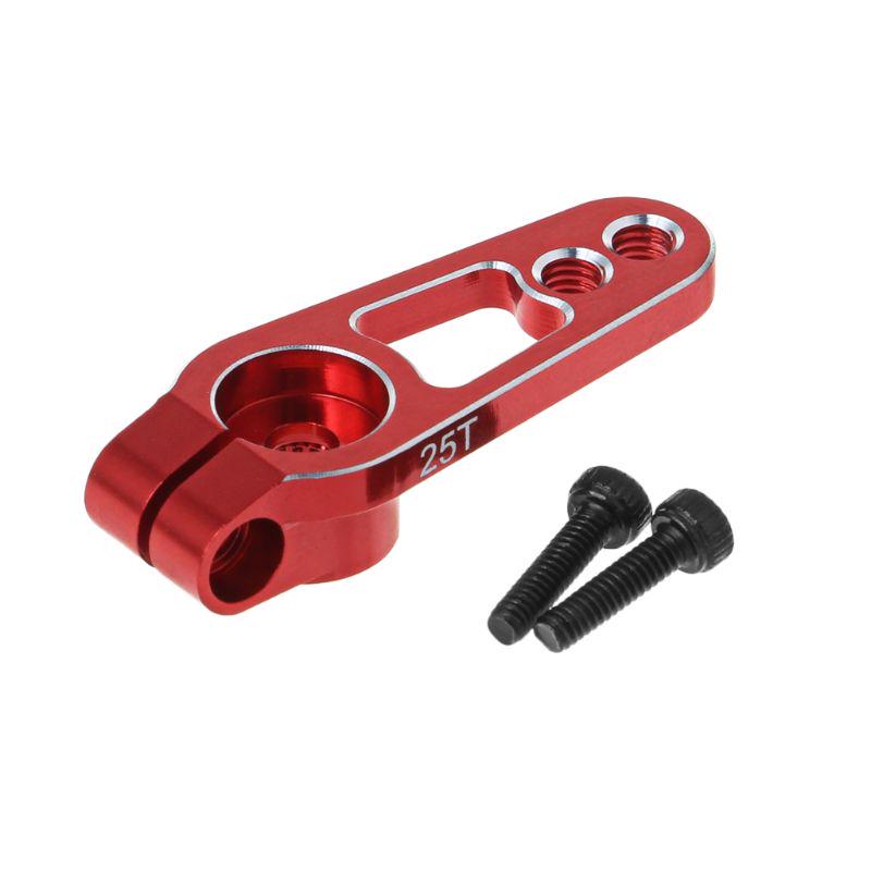 Aluminum 25T Servo Horn Arms 25 Teeth Spline Clamp Steering for Futaba Savox Power HD Motors Sakura