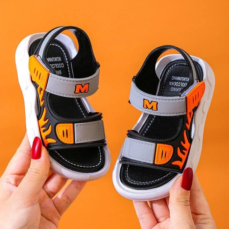 Sommer Baby Sandalen Einfarbige Baby Jungen Sandalen Weiche Sohle Rutschfest Jungen Mädchen Sandalen Kleinkind Baby Schuhe Strand 2-12 Jahre