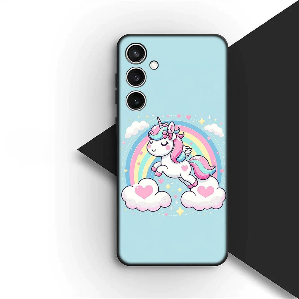 Protective Cover Unicorn Cartoon Horse for Apple iPhone 16 15 14 11 Pro Max 6 7 8 Plus + SE2 SE3 SE 2022 2020 8+ Phone Case
