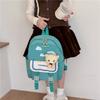 Cute Nylon Animal Backpack For Kids Colorful Bear Design Perfect For Preschool