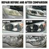 Headlight Yellow Remover 140ml Head Lights Cleaner With Sponge Head Lights Cleaner For Car Headlight Cleaners Car Headlight