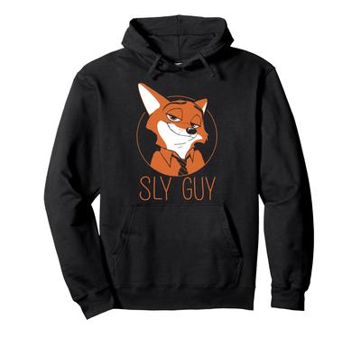 Disney Zootopia Nick Wilde Sly Guy Fox Hoodie