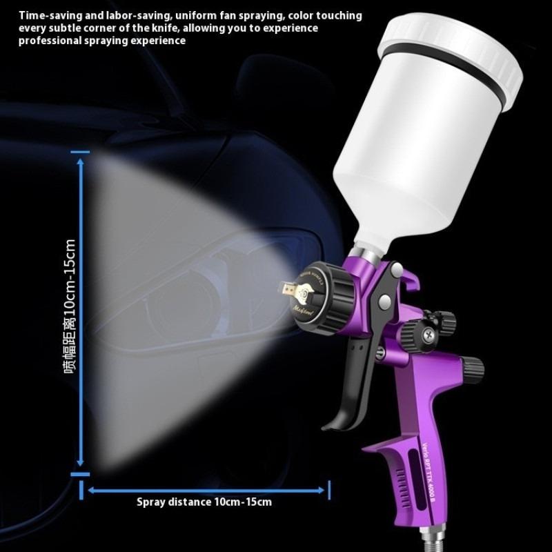 Low Pressure Pneumatic Spray Paint Gun Oil Water Dual-Purpose Spray Gun Car Special High Atomizing Spray Paint Gun