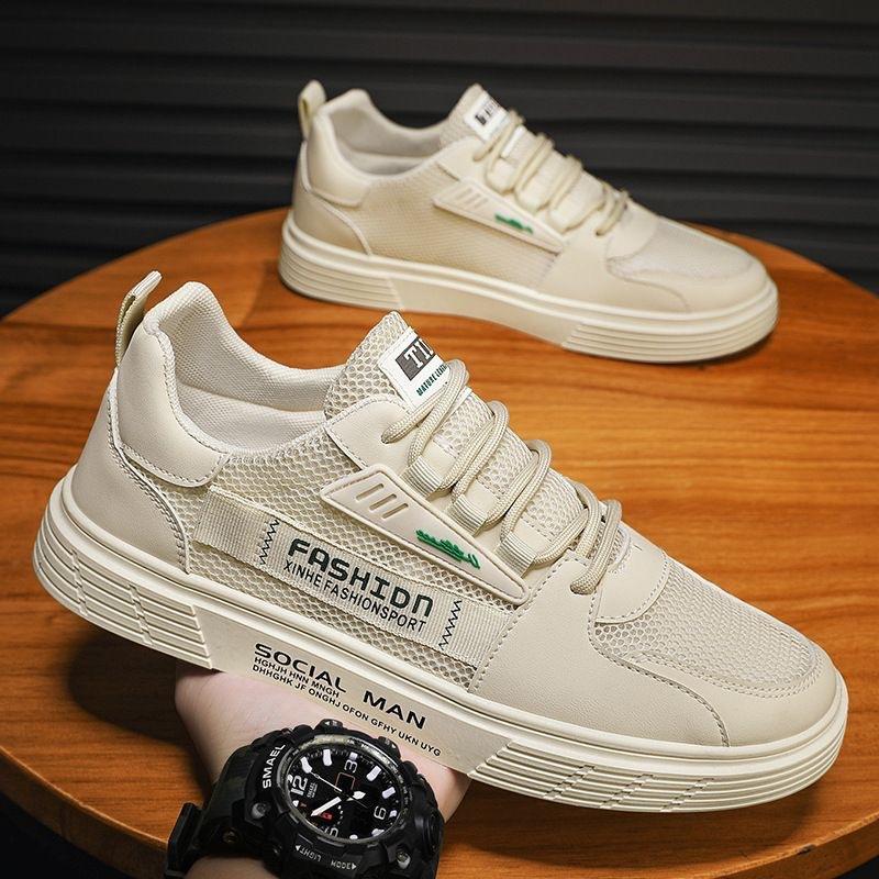 Men's shoes new summer breathable little white shoes trendy versatile mesh board shoes youth casual sports trendy shoes
