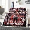 Wrestlemania Customize Text Blanket Lightweight Customizable Blanket Warmthful Decor Perfect for Livingroom Seaside Bed Chair Ideal for All Seasons