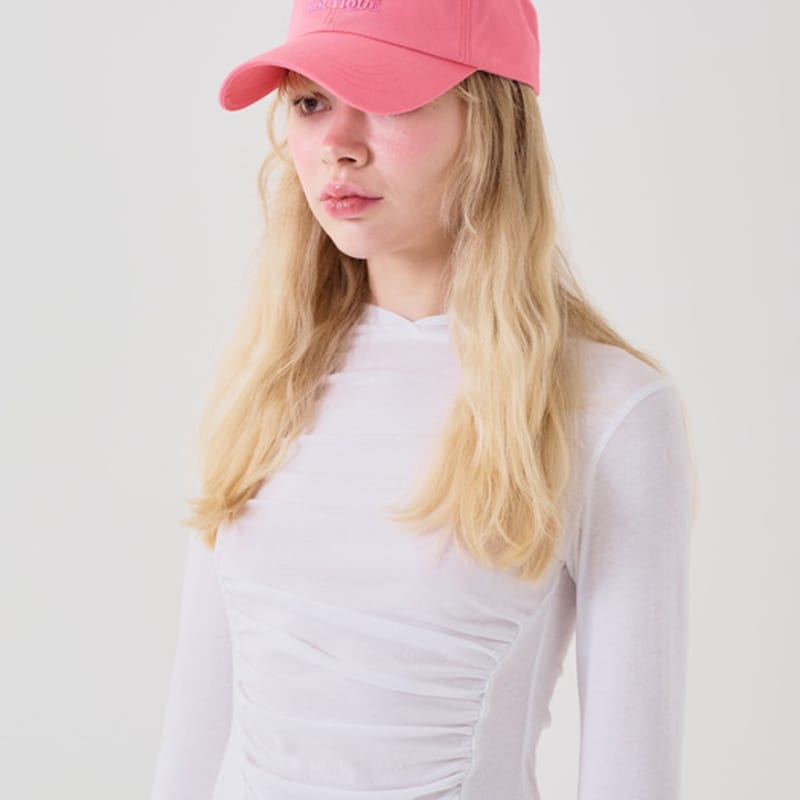 Wednesday Wednesday Signature Ballcap_pink