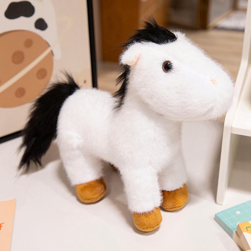 Cross-Border Plush Pony & Dragon Horse Dolls - Children s Zoo Gift 25 cm, 0.12 kg