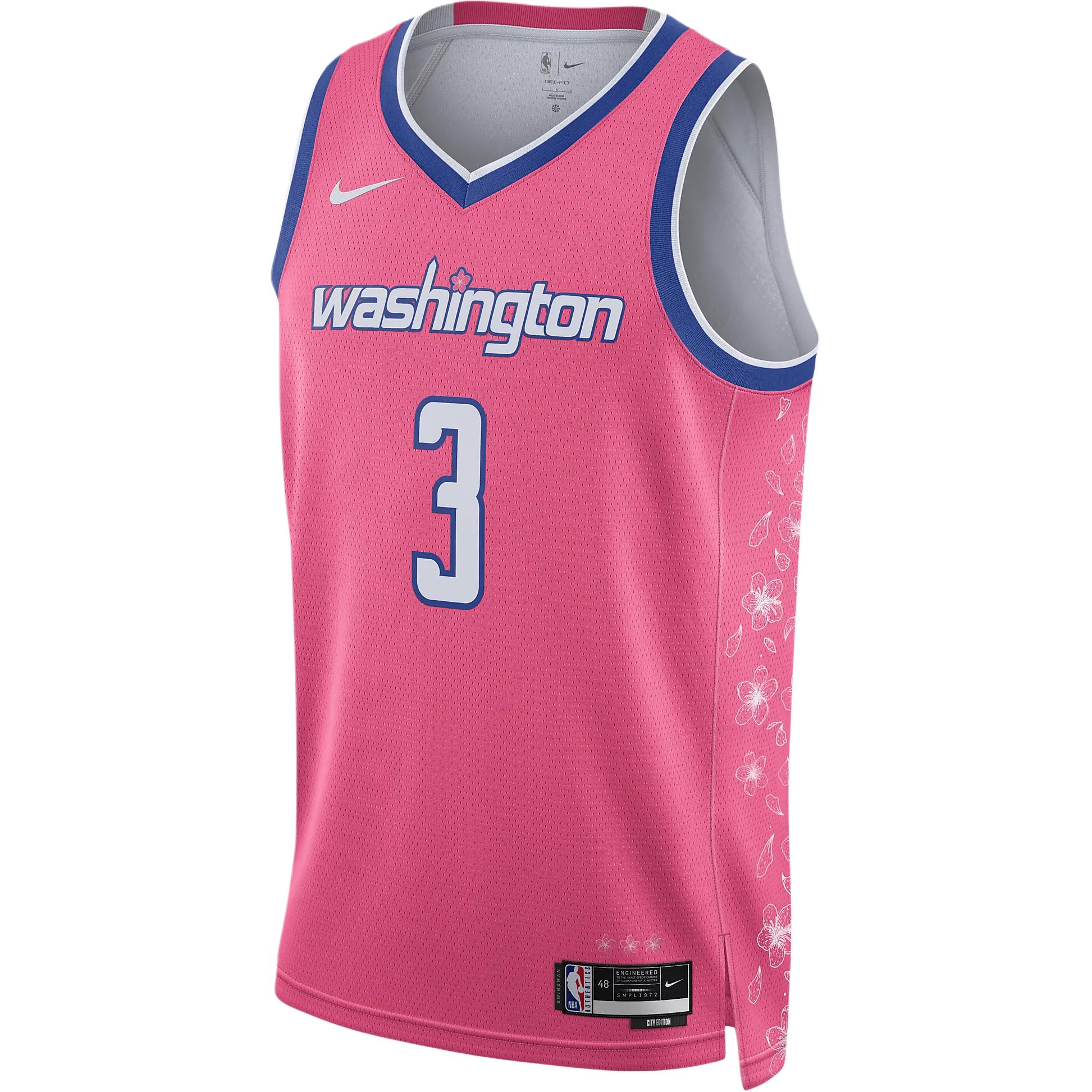 

New Nike Bradley Beal Washington Wizards City Edition Nike Dri FIT Nba Swingman Jersey DO9613-682 M