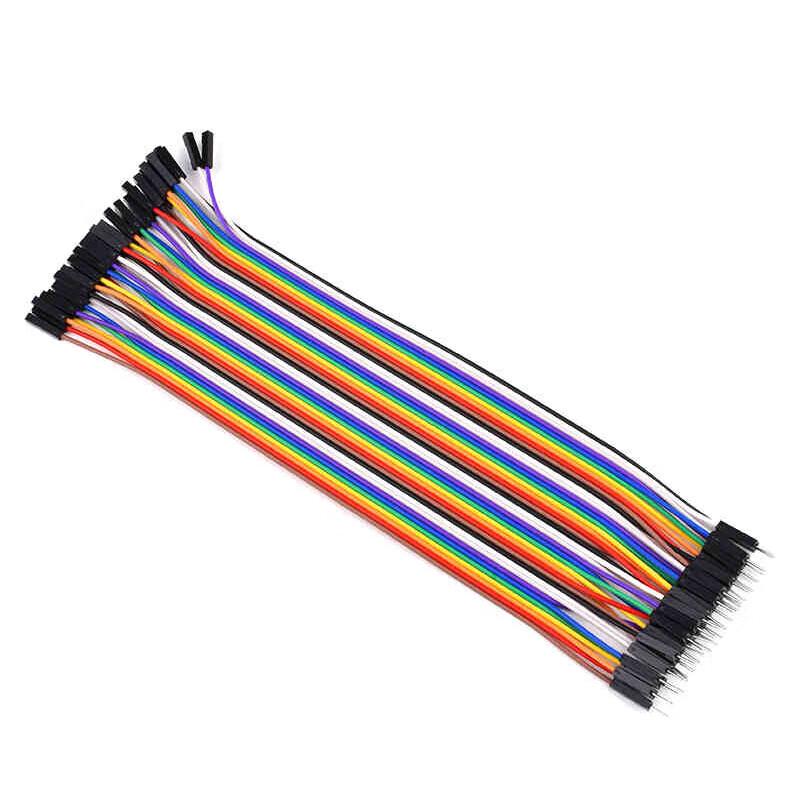 Meibaogu 40-Pin Copper Core Dupont Jumper Wire Ribbon Cable