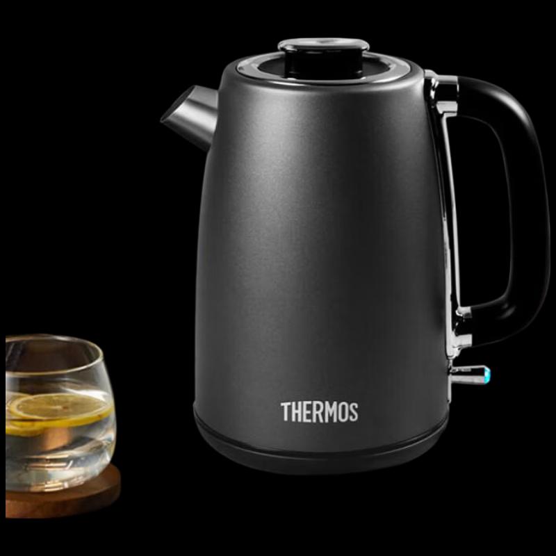 THERMOS 1.7L 316L Stainless Steel Electric Kettle CN plug (adapter included)