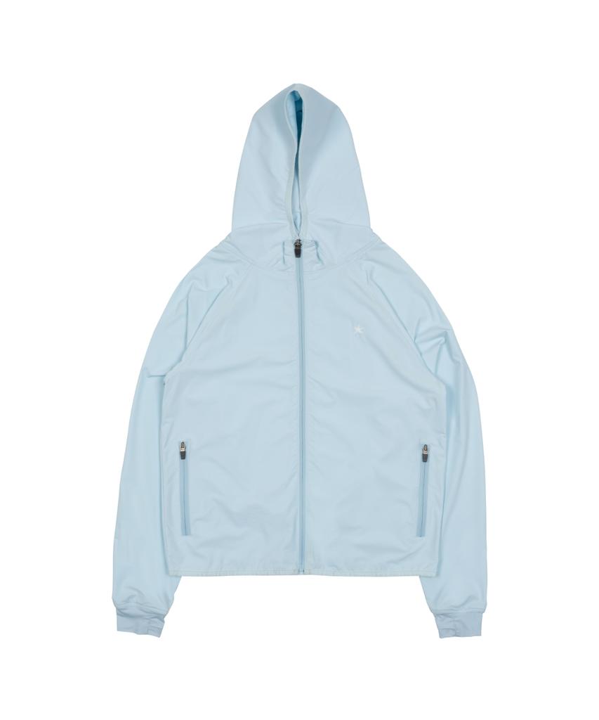 The Coldest Moment Tcm Starfish Light Hooded Zip-Up (Sky Blue)