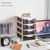 Transparent Drawer-Style Desktop Storage Box for Household Items and Cosmetics