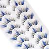 Cross-border Multicolor 3D Eyelashes: Thick, Voluminous Eye Accents for Children's Day, Halloween, Christmas, and Cosplay