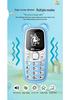 Universal 4G/5G Kids Mini Cartoon Phone with GPS, Anti-Internet Addiction, Elderly Mode, and Bear Paw Silicone Case