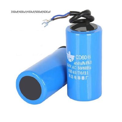 CD60 Startup Capacitors 350UF 400UF 500UF 600UF 450UF Motor Starting Capacitors