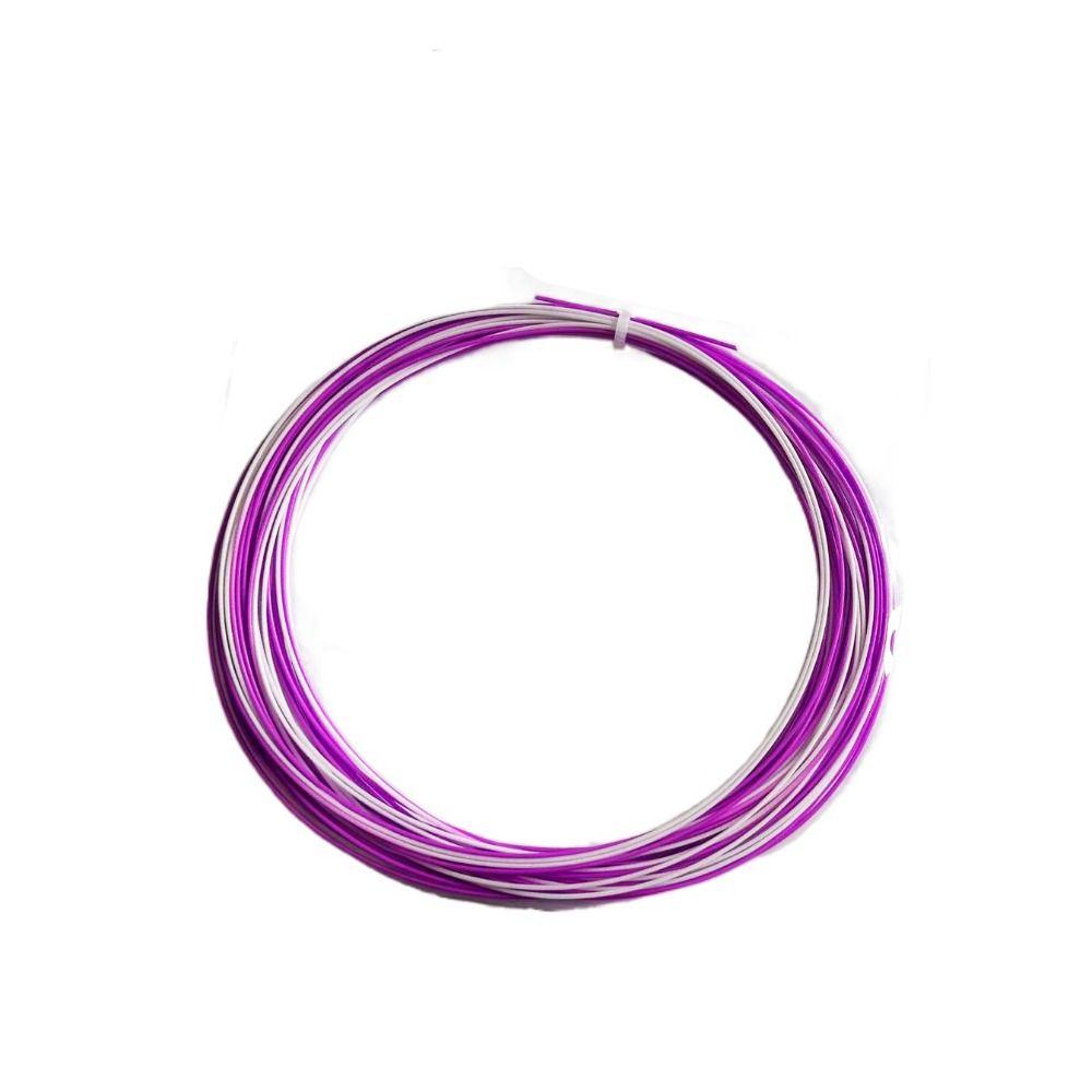Colorful Rainbow Badminton String Durable Elastic Badminton Racket String Training Strings 0.73mm