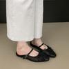 Fashion Female Slip On Footwear Ladies Flats Mary Janes Shoes Mesh Breathable Fashion Butterfly-Knot Women Flats Shoes Slides Mules