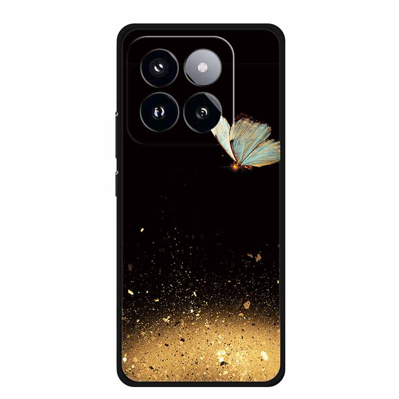 For Xiaomi 14T PRO Case Luxury Soft Silicone TPU Phone Cases Back Cover For Xiaomi14T Bumper Protective Shockproof Love fundas