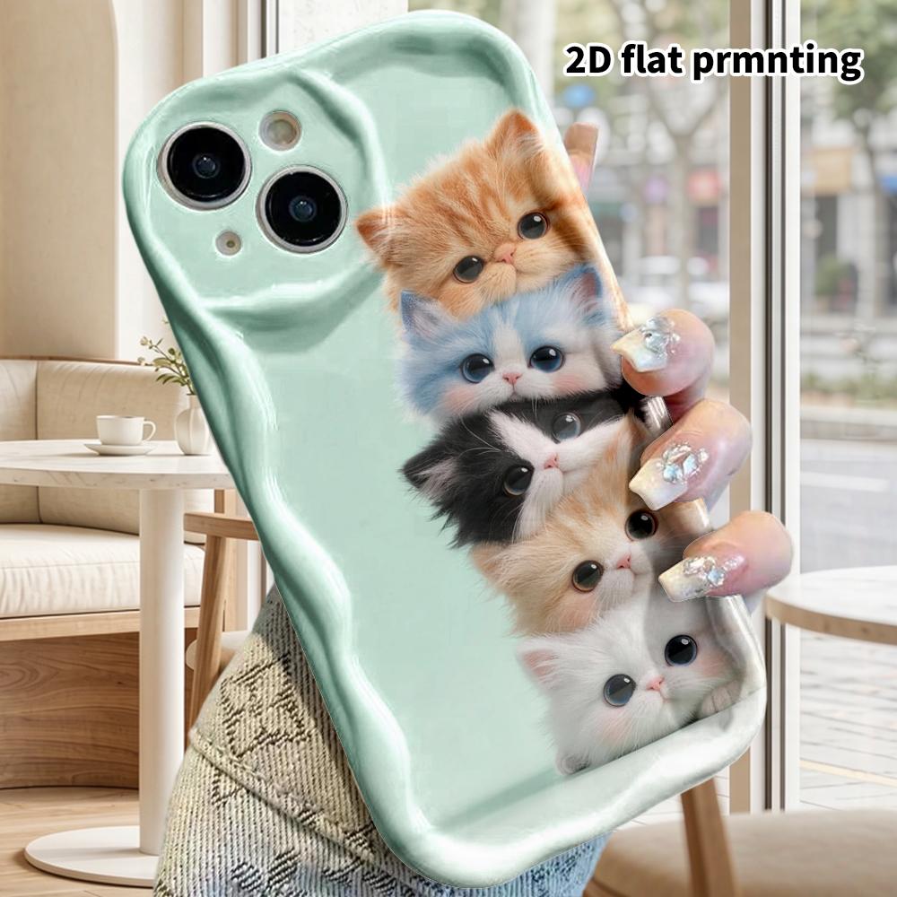 Phone Case: 2D Flat Design Suitable for iPhone 18 17 16 15 14 13 Pro Film Protective Case, Couple Style, Stackable Fun, Christmas and Halloween Gifts