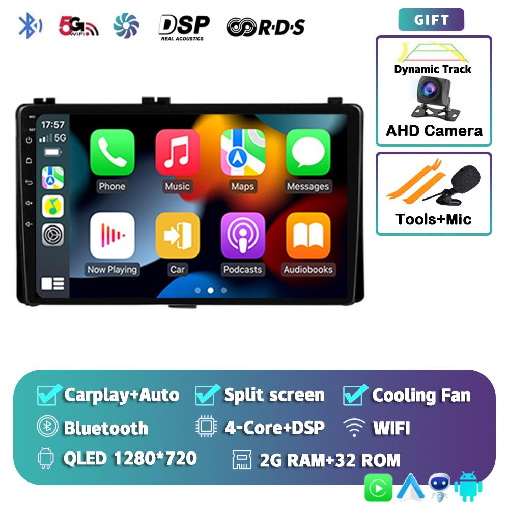 

Android 14 Carplay Car Radio For Toyota Corolla Auris E180 2017 2018 2019 Multimedia Video Player Navigation GPS Stereo 2din DVD