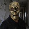 Maschera Costume di Halloween per Tutta la Testa Maschera Spaventosa, Cappuccio in Lattice Scheletro Marcio Realistico, Casco Teschio Durevole per Festa Horror Comodo per Segreto