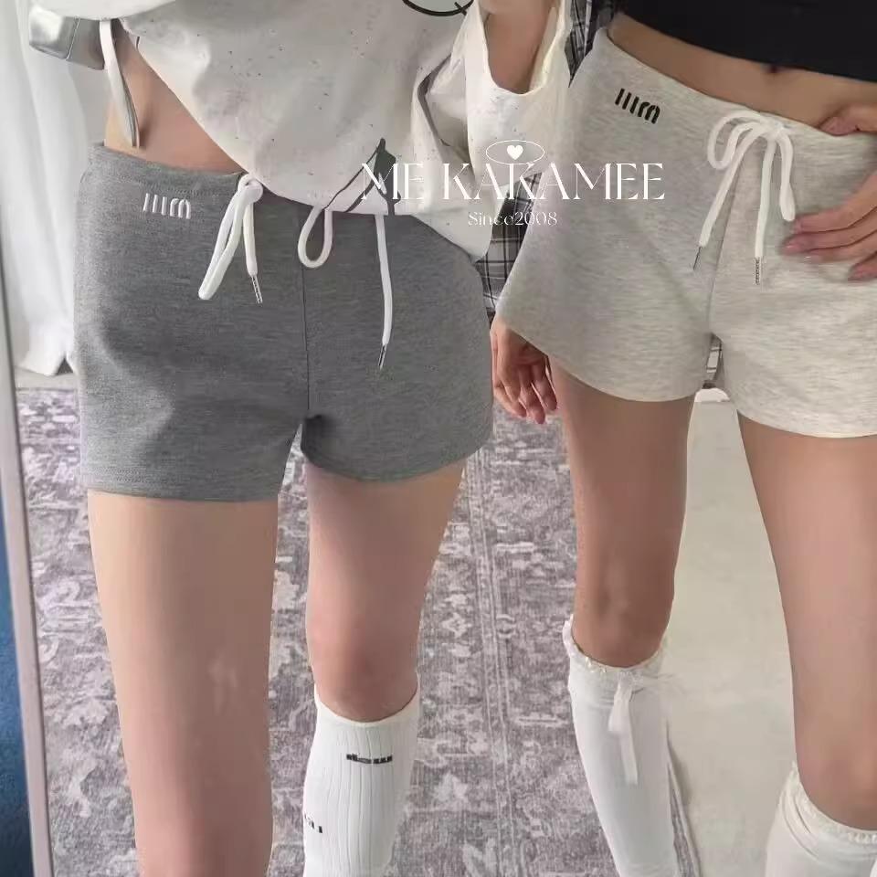

Women s Black Embroidered Wide-Leg Summer Shorts - High-Waist, A-Line, Drawstring, Casual Hot Pants XL