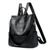 Schoolbag women's bag backpack large capacity backpack anti-splashing PU student schoolbag travel bag wholesale single shoulder new bag
