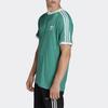 Adidas Originals Trefoil 3-Stripes Casual Crew Neck Loose Short Sleeve T-Shirt Men Tops Green FM3771