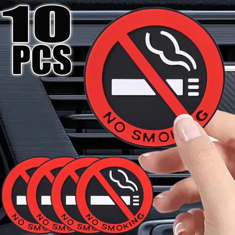 Universal Car Interior No Smoking Stickers Warning Logo Taxi Car Prevent Smoking Sign Sticker Home Wall No Smoking Sign Decal