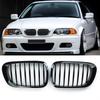 גריל כליות קדמי שחור מבריק עבור BMW סדרה 3 1998-2001 E46 M3 323 i/is 325Ci 328 i/is/Ci 330Ci 2 דלתות גריל