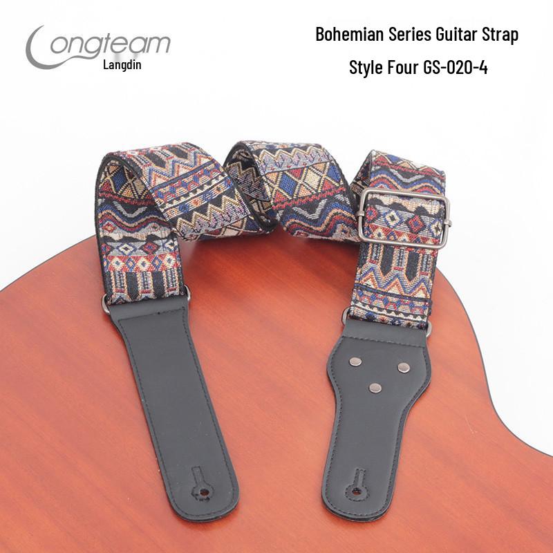 Bohemian Diagonaler Schwanzstift Gitarrengurt für Akustik- & E-Gitarren