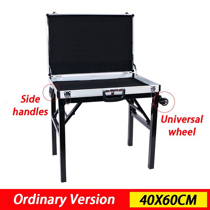 

Night Market Stall Jewelry Box Portable Foldable Jewelry Organizer Boxes Multifunctional Aluminum Earring Display Stand