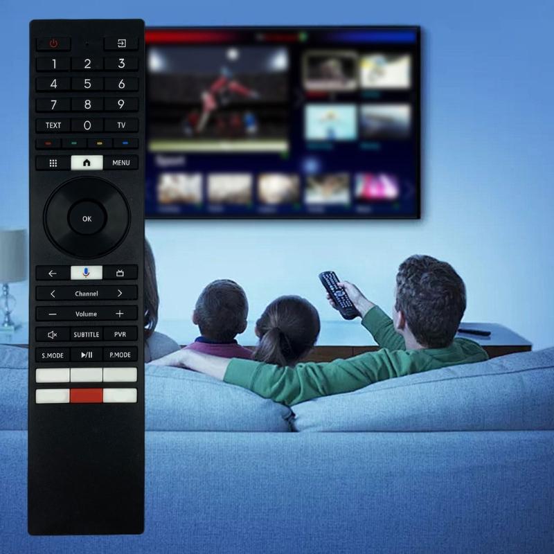 ERF3U98T Replacement TV Remote Controller for Quick Setups ABS Construction Enhances Viewing Convenience