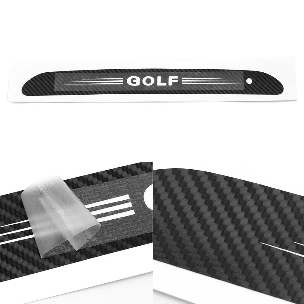 2026 New For VOLKSWAGEN VW Carbon Fiber Car High Brake Lights Lamp Sticker For Volkswagen GTI R-Line Polo T5 Golf Passat Scirocc