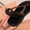 Retro Rope Women Sandals Ladies Casual Flat Shoes Summer Beach Flats Sandalias Mujer 2026 New Holiday Vacation Flip Flops
