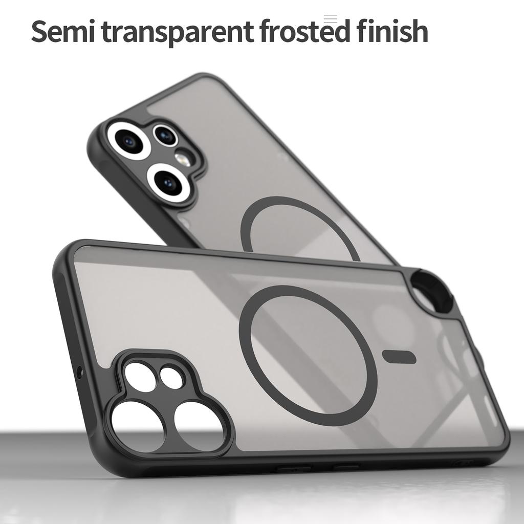 Für Nichts CMF Phone 2 Pro Hülle Kompatibel mit MagSafe Anti-Fall PC+TPU Handyhülle