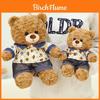 Teddy Bear Plush Toy With Short Faux Fur For Girls Birthday Gift