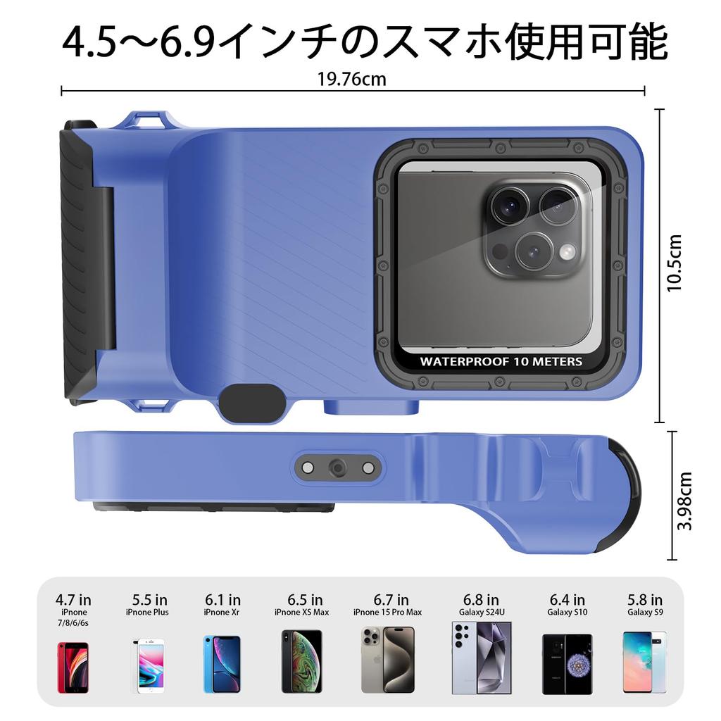 Latest Touch Case for iPhone 4th Generation Waterproof Smartphone Case for Underwater IPX8 Standard Waterproof Level To 10m with Touch Includes