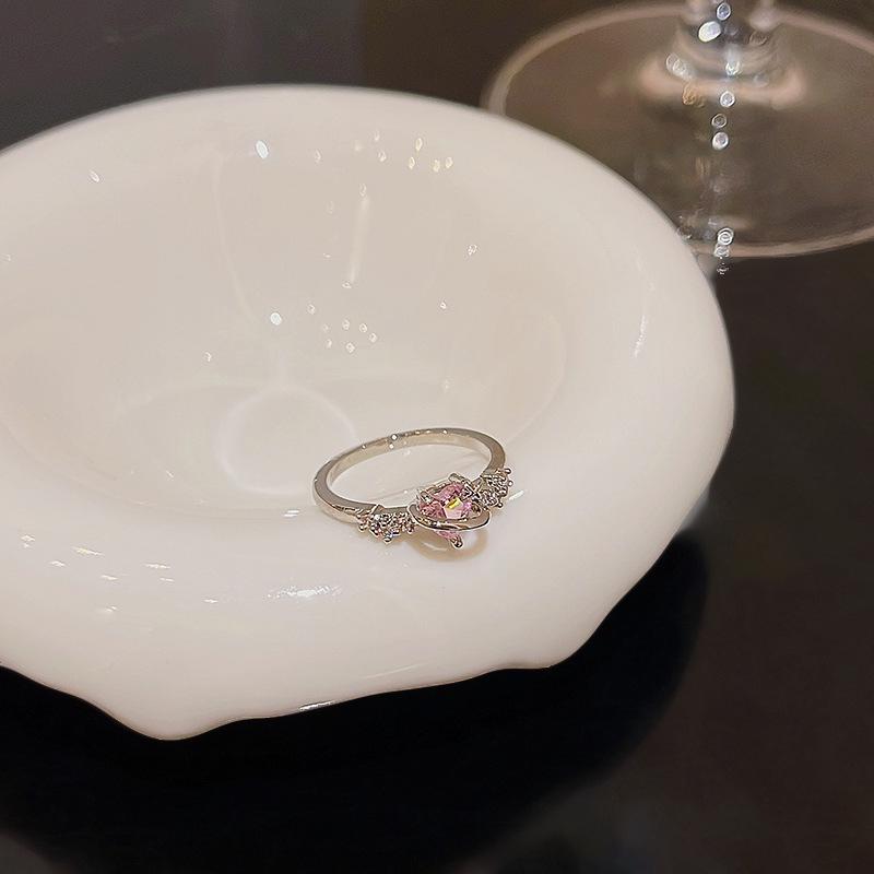 

Элегантное циркониевое регулируемое открытое кольцо для женщин - Шикарное ювелирное изделие для личности